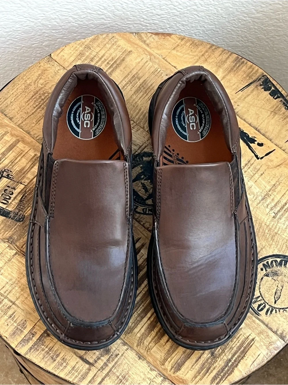 Streetcars Carrera Men's Loafers Size 11M Brown Leather Casual Dress Shoes